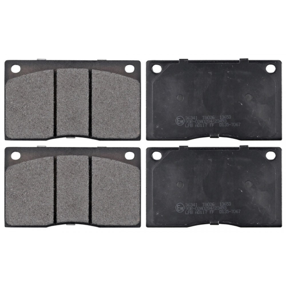 Brake Pad Set ABS