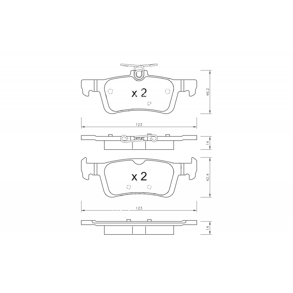 Brake Pad Set, disc brake