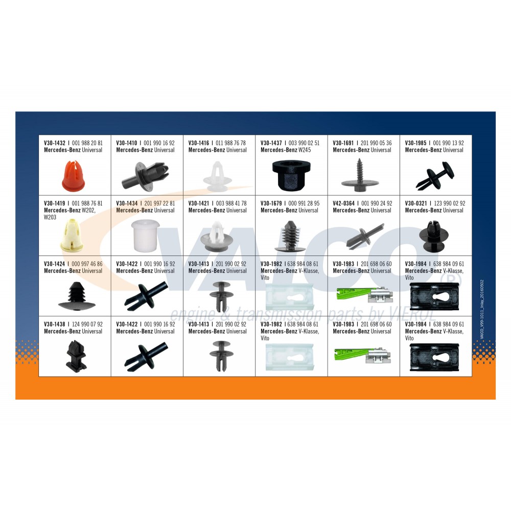 Assortment, fasteners