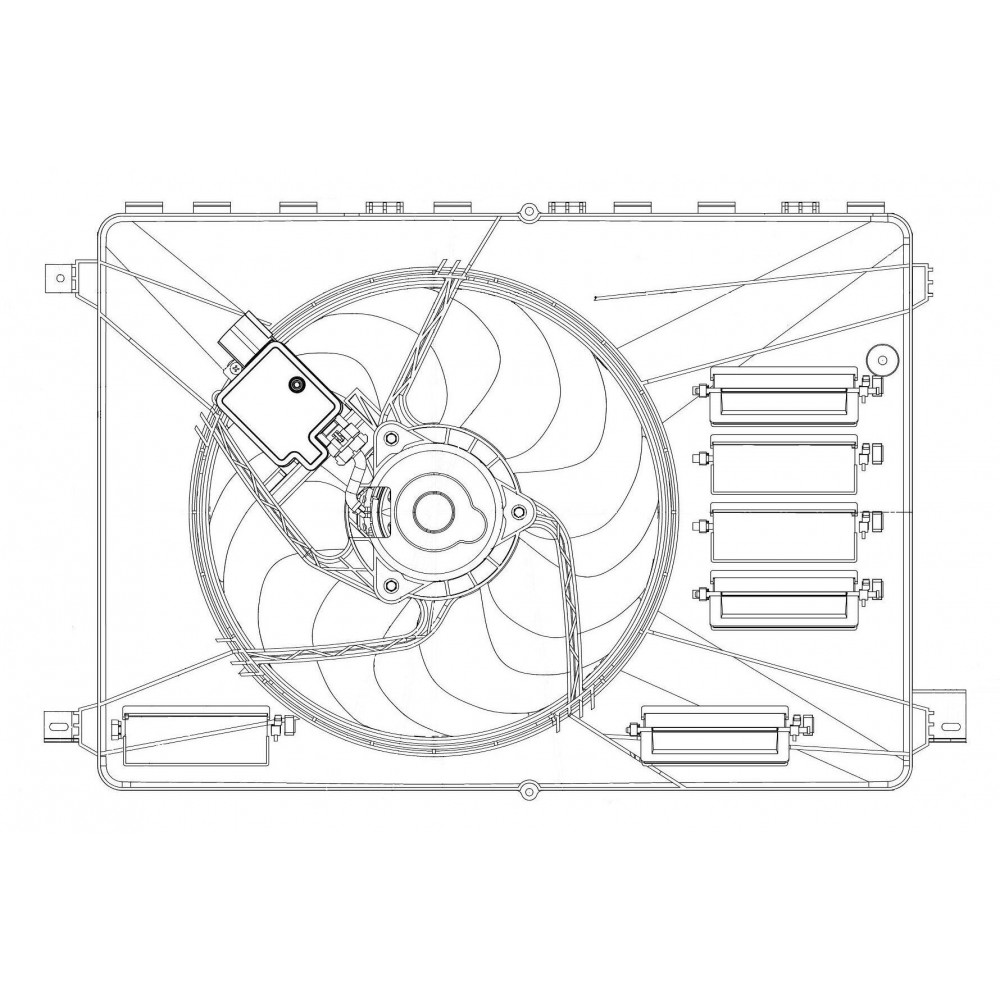 Fan, engine cooling